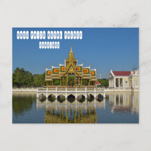 Carte Postale Palais royal de Bang Pa-In en Thaïlande