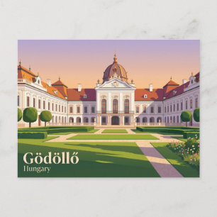 Carte Postale Palais royal de Gödöllő Hongrie