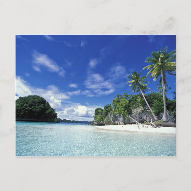 Carte Postale Palaos, Îles Rocheuses, Île Lune de miel, Monde (Devant)