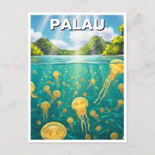Carte Postale Palau Jellyfish Lake Travel
