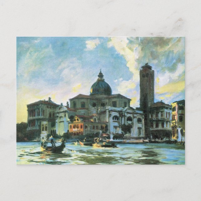 Carte Postale Palazzo Labia, Venise par John Singer Sargent (Devant)