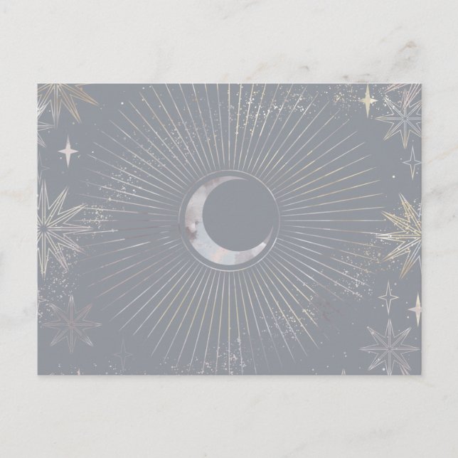 Carte Postale Pale Lune éclate (Devant)