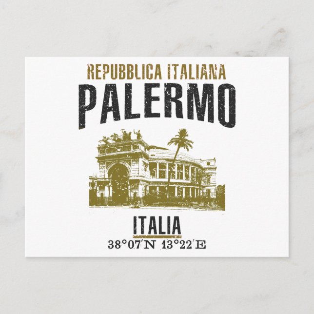 Carte Postale Palerme (Devant)