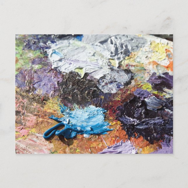 Carte Postale Palette de couleurs (Devant)