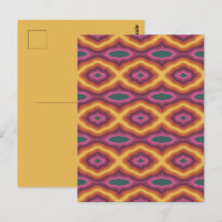 Palette de couleurs bohème Motif de treillis ondul