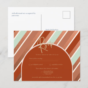 Carte Postale Palette de couleurs Cinnamon Sage Terracotta Maria
