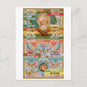 Carte Postale Palette de couleurs pour St. André l'Apôtre (JMAS