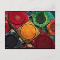 Palette de la boîte de peinture d'aquarelle