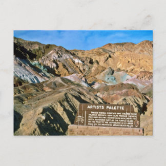 Carte Postale Palette de l'artiste