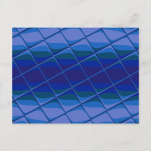 Carte Postale palette indigo