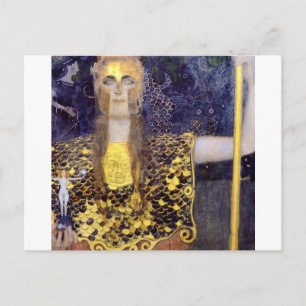 Carte Postale Pallas Athena, Gustav Klimt