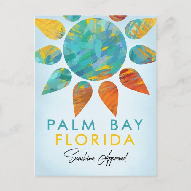 Carte Postale Palm Bay Floride Sunshine Travel (Devant)
