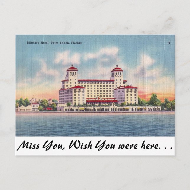 Carte Postale Palm Beach, Floride (Devant)