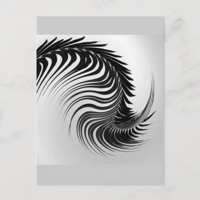 Carte postale Palm Leaf de danse (Devant)