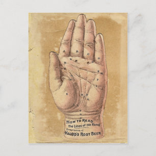 Carte postale Palm Reading