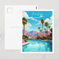 Palm Springs California USA voyage vintage