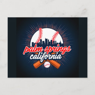 Carte Postale Palm Springs Californie Baseball Ville Horizon