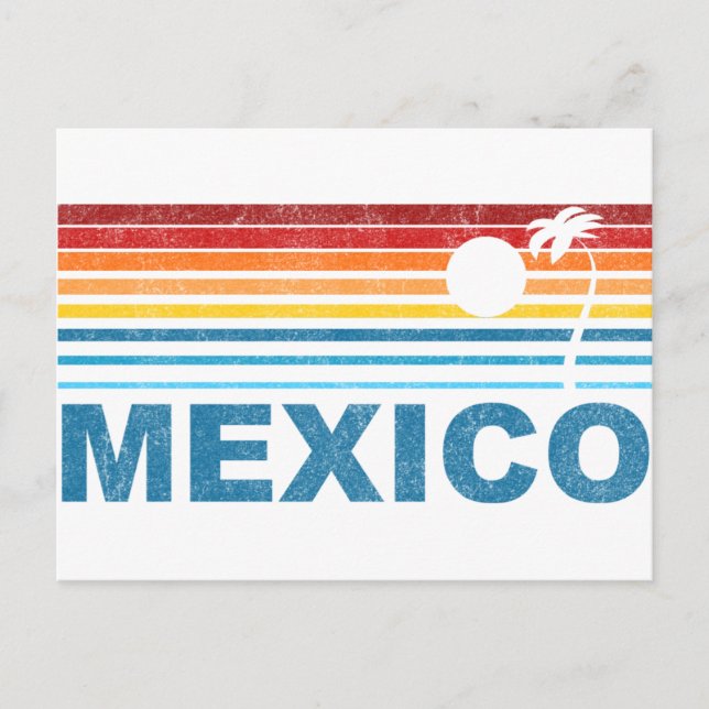 Carte Postale Palm Tree Mexique (Devant)