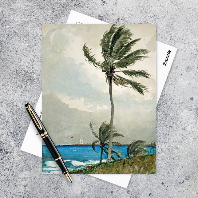 Carte Postale Palm Tree Nassau Winslow Homer (Créateur téléchargé)