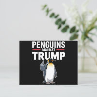 Palmes de pingouin levées résistent aux pingouins 