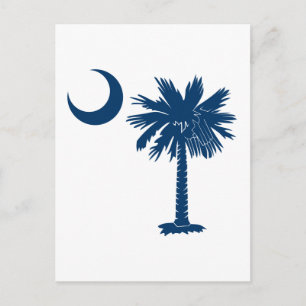 Carte Postale Palmetto bleu
