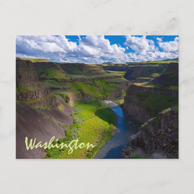 Carte Postale Palouse River Canyon Washington State (Devant)