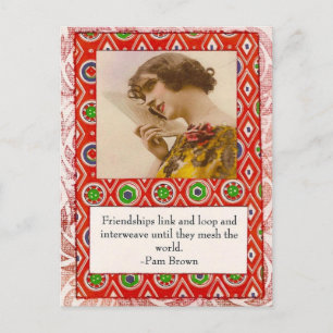 Carte Postale Pam Brown Friendship Quote