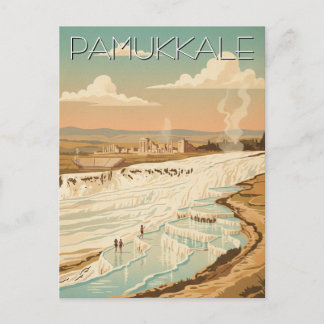 Carte Postale Pamukkale Turkey Travel Postcard