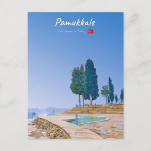Carte Postale Pamukkale, Turquie - Piscines thermales