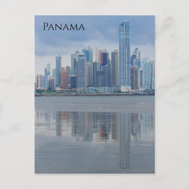 Carte Postale Panama ciudad réflexions (Devant)