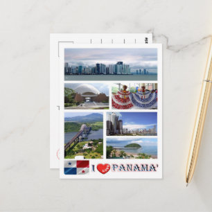 Carte Postale Panama - I Love -