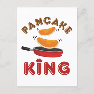 Carte Postale Pancake King samedi matin Pancakes