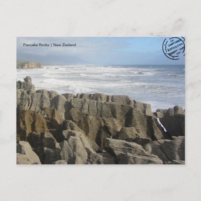 Carte Postale Pancake Rocks (Neuseeland) Postkarte (Devant)