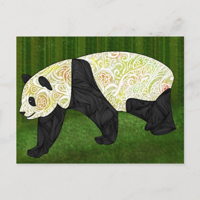 Carte Postale Panda (Devant)