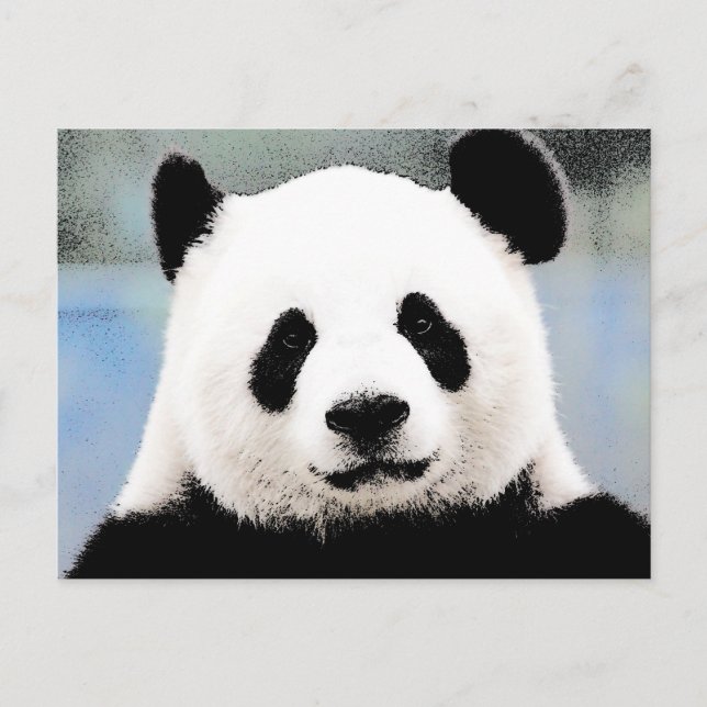 Carte Postale Panda (Devant)