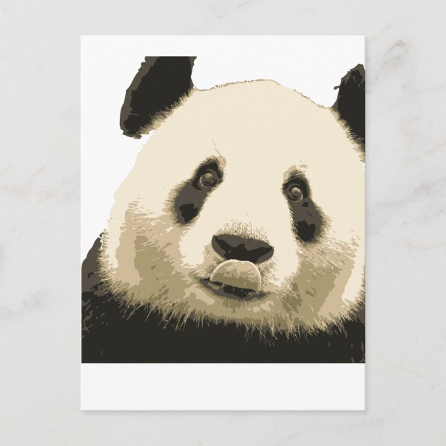 CARTE POSTALE PANDA 2 (Devant)