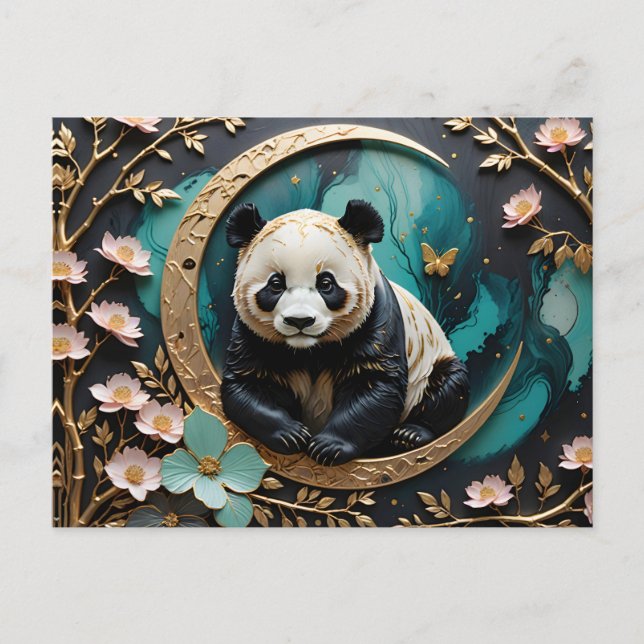 Carte Postale Panda bébé (Devant)