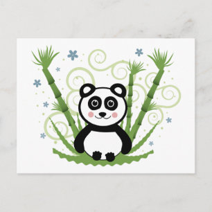 Carte Postale Panda bébé mignonne