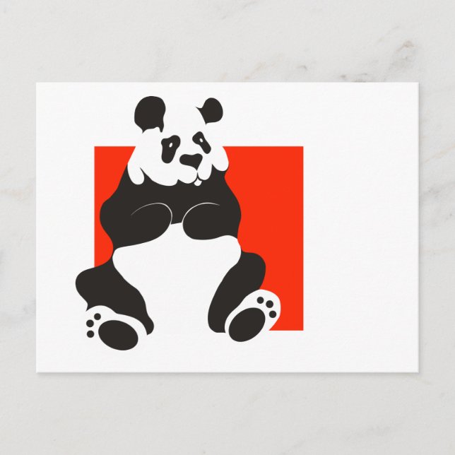 Carte Postale Panda géant (Devant)