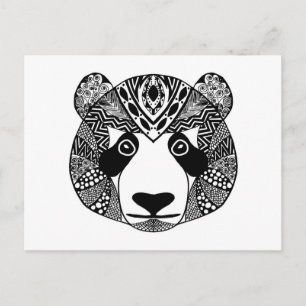 Carte Postale Panda inspiré