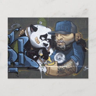 Carte Postale Panda Love
