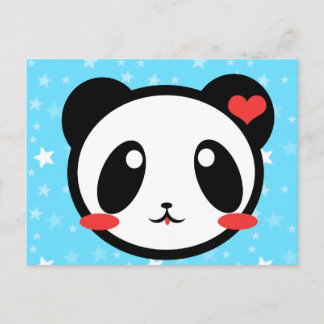 Carte Postale Panda Luv !