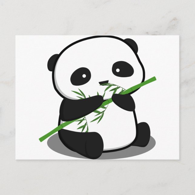 Carte Postale Panda mignon (Devant)