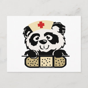 Carte Postale Panda Nurse