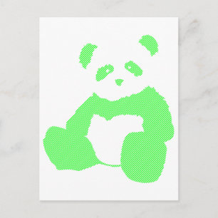 Carte Postale panda plush