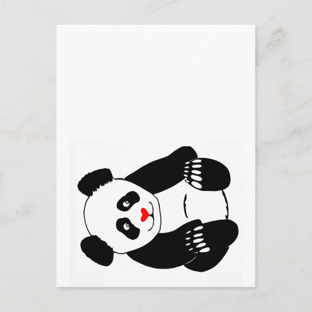 Carte Postale Panda Post (Devant)