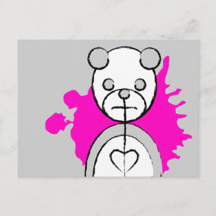 Carte Postale panda splatz.