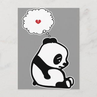 Carte Postale Panda triste