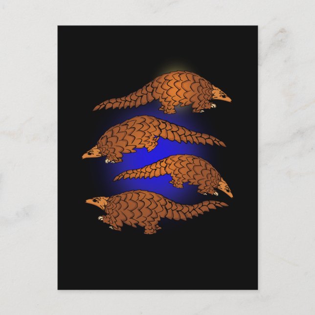 Carte Postale Pangolin Cadeaux Hommes Pangolin Lover Femmes Pang (Devant)