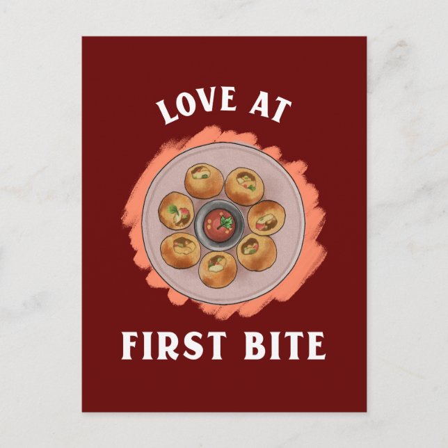 Carte Postale pani puri gol gappa (Devant)